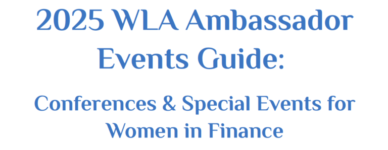 2025 WLA AMbassador Events Guide